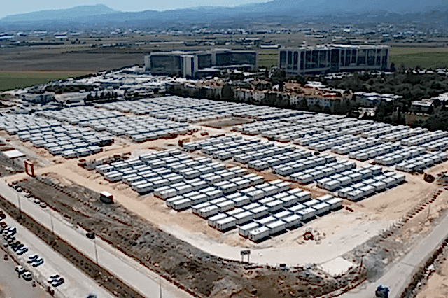 Conteneurs d’urgence construits en raison des séismes à Kahramanmaraş