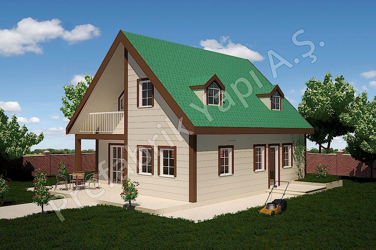 Abant 140 m2 1 Prefabrik Ev