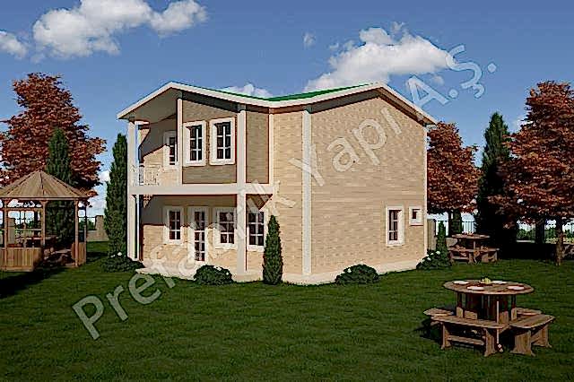 Karagöl 125 m2 Prefabrik Ev
