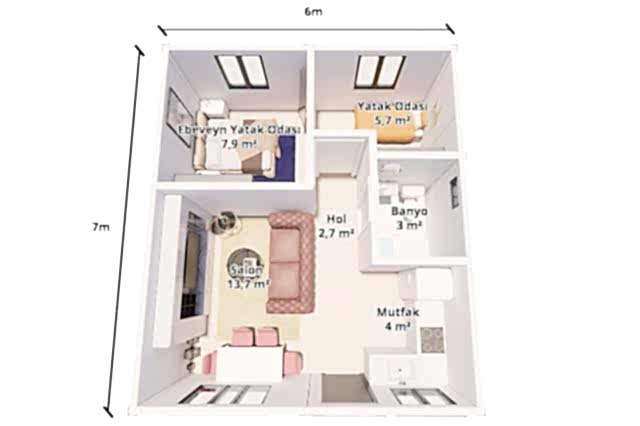 Paket Ev 42 m2